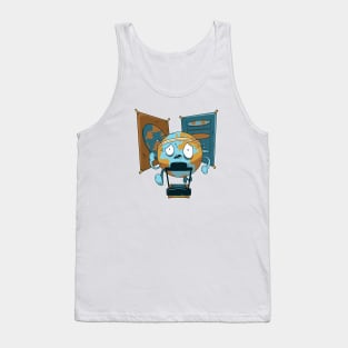 Run, Earth, Run: Flatten that Globe! Tank Top